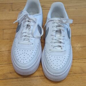 Nike White and Gray Athletic Shoes